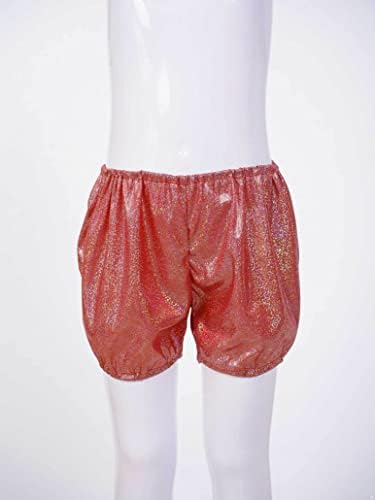 Huimingda Girls Boys Boys Shorts Bloomers Glittering Pantaloni fierbinți pentru Jazz Modern Dance Stage Show