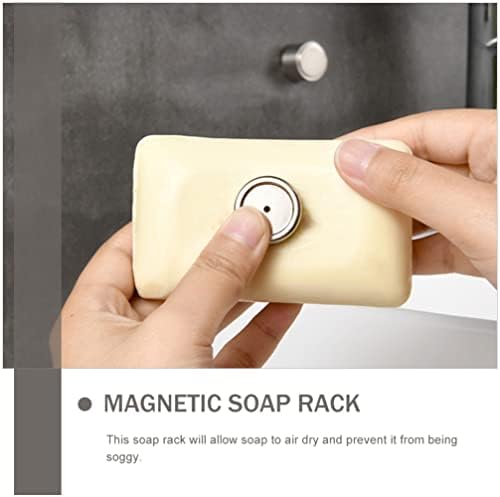 Suport pentru burete pentru chiuvetă de cabiloc 1 set de săpun magnetic suport pentru aspirație pentru a săpun tavă