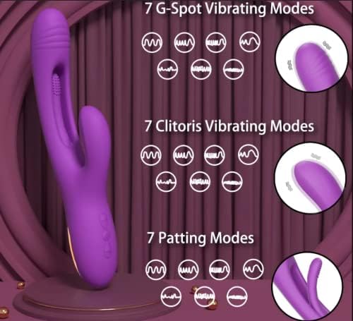 NOU 3 IN1 TRIPLE Action Dildo Vibrator Toys Sex For Woman Stimulator clitoral G Spot Flapping Vibrația