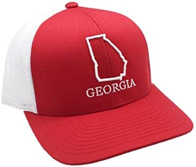 Heritage Pride Georgia State Contur Brodate Camionagiu Pălărie