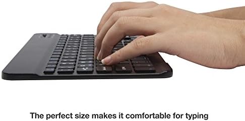 Tastatură BoxWave compatibilă cu Samsung Galaxy Tab S6 Lite-tastatură Bluetooth SlimKeys, Tastatură portabilă cu comenzi integrate