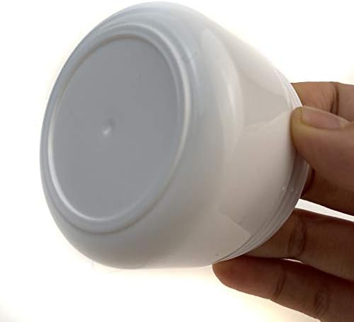3buc 8 OZ plastic alb cosmetice Borcane lotiune containere crema Borcane cu garnituri interioare detașabile și capace Dome