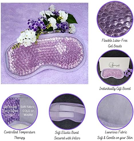 Set cadou de lux Samiyah &Co Purple pentru femei-pachet de îngrijire pentru mama în cutie cadou elegantă - set de prosoape