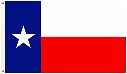 Statul Texasului 3x5 picioare Flag Color Vivid și Fade Dovadă Custată dublă cu Grommets de Apadă ……
