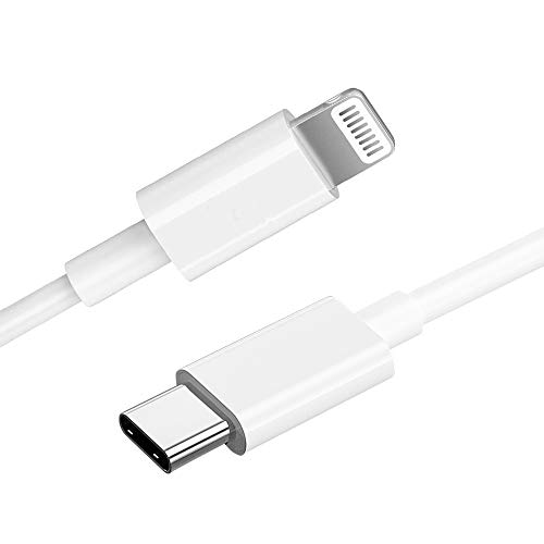 Cablu Ruxin USB-C până la Lightning 3,3ft, [Certificat MFI] 18W PD Cablu de încărcare rapidă compatibil cu iPhone 12/12pro/11/11