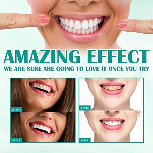 Spumă de curățare a pastelor de dinți, albire a spumei de pastă de dinți 2pcs, 360 ° profund pentru alb oral și curat, spumă