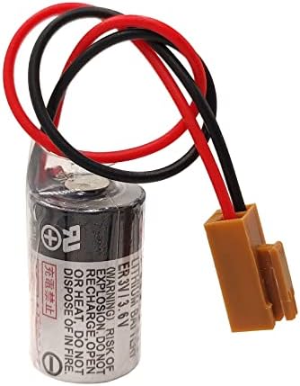 1buc ER3V baterie Non-reîncărcabilă PLC baterie litiu cu mufă Maro Pentru ER3V / 3.6 V PLC baterie
