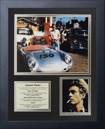 Legendele Never Die James Dean Porsche Collage Photo Frame, 11 de 14-inch
