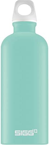 SIGG - Sticlă de apă din aluminiu - Lucid nuanță Touch Turquoise - cu șuruburi cu șurub - Scurgeri - ușoară - BPA Free - 20