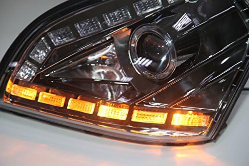 Generic pentru Hyundai Tucson 2004-2008 ani LED angel eyes lumini LED turn lămpi de argint locuințe GS