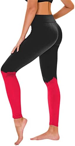 Gradient Tie-Dye Yoga antrenament jambiere pentru femei mare Talie jambiere Ultra moale periat Stretch confortabil Jogger antrenament