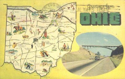 Salutări de la, Ohio Card poștal