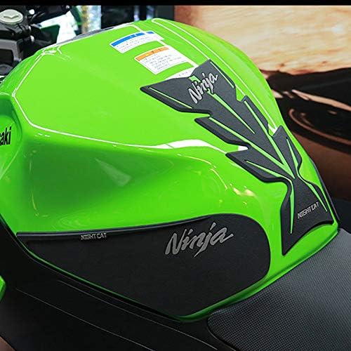 Motocicletă Ninja 400 Rezervor de gaz capac de cauciuc cu combustibil pentru genunchi, prindere laterală anti -alunecare Autocolante