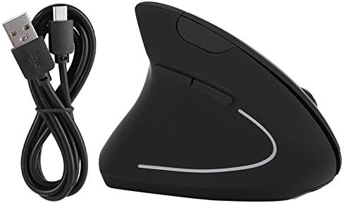 Mouse vertical Ergonomic, Mouse tradițional non-Vertical poziție naturală de strângere de mână Mouse wireless de birou pentru