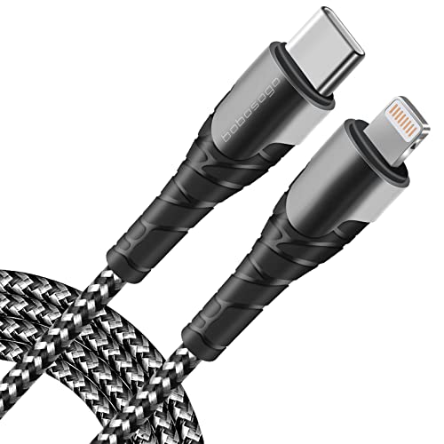 [Apple MFI Certified] USB C la cablu Lightning, 2Pack 6ft iPhone Fast Type C Cablu de încărcare pentru iPhone 14/13/12/11 Pro