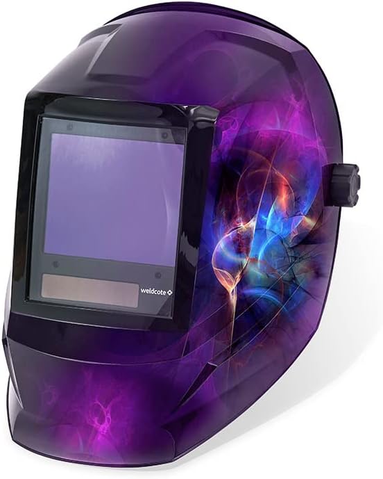 Weldcote Metals UltraView Plus Color True Color Digital Auto Darkening Sudare Nuanță 9-13, Nebula