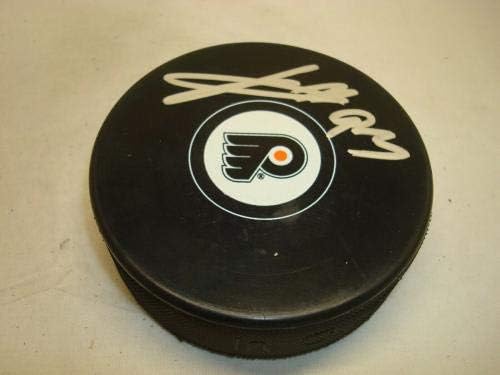 Jakub Voracek a semnat pucul de hochei Philadelphia Flyers autografat PSA / DNA COA 1A-pucuri NHL autografate