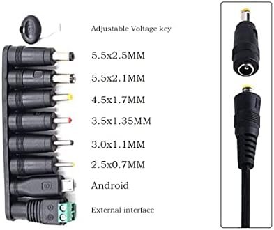 YCSSSD 30W 3V 4.5V 5V 6V 7.5V 9V 12V Tensiune reglabilă Tensiune universală AC/DC Adaptor Sursă de comutare, pentru Smartphone