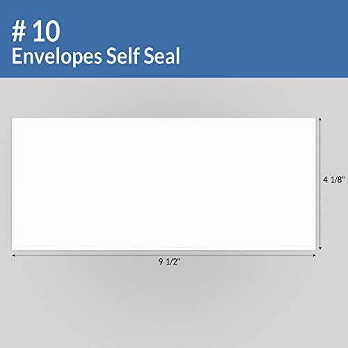 700 pachet 10 Plicuri selfele sigiliu - nr. 10 Plicuri de securitate fără ferestre - pentru plicuri de corespondență pentru