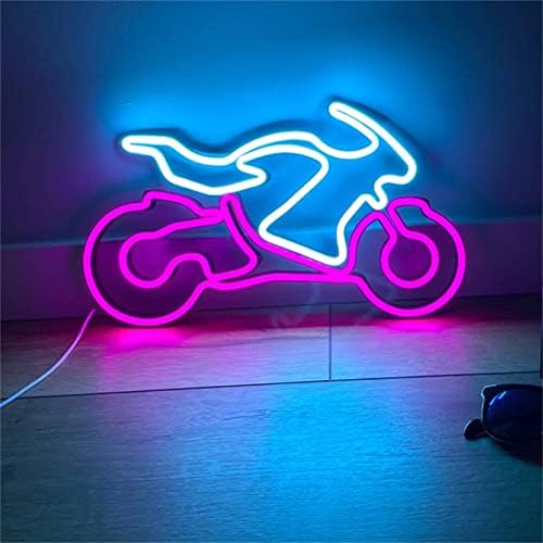 MAXSMLZT Neon Sign light Bike Wall Art motocicletă Neon Sign motocicletă Magazin Club Neon Led lumini Petrecere Sport Moto