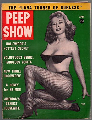 Peep Show 4/1956-Charlton-Rene Andre-furtuna furtuna-Diane Weber-VG