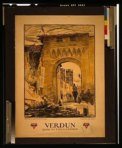 HistoricalFindings Foto: Primul Război Mondial, WWI, intrare în cantină, drum spre cantina YMCA, Verdun, Franța, soldați