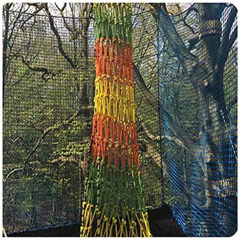 Yuwuxin cu coardă multifuncțională net de culori plasă, protecție la scară de balcon net decorare în aer liber net, șantier