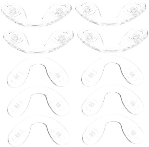 HEMOTON 50 PC Ochelari pentru nasuri din nas siliconice plăcuțe din nas siliconice pentru ochelari de ochelari pentru ochelari