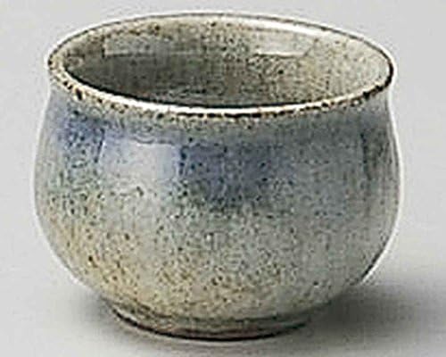Gosu-albastru de 2,2 inci set de 5 căni de sake ceramică cenușie fabricată în Japonia