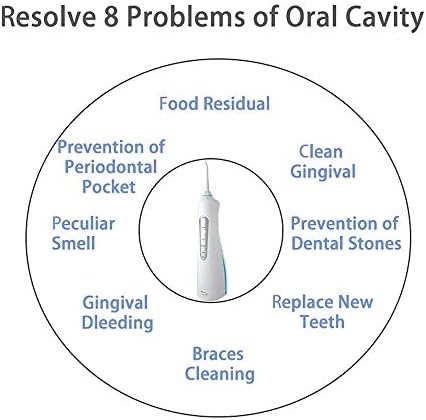 Electric Tooth Curățător Profesionist Profesional Flosser Îngrijire orală pentru bretele Poduri Îngrijire IPX7 Flosser dentar