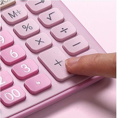 Calculator de birou MJWDP cu 12 cifre Butoane mari pentru afaceri financiare Instrument de contabilitate pentru afaceri mari