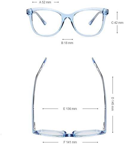 Ochelari de citire pătrate pentru rezvio pentru femeile din plastic la modă, balamalele de primăvară cititori transparenti