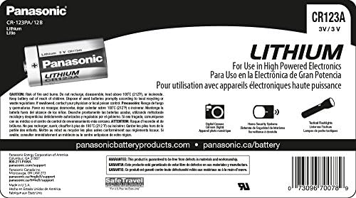 Panasonic Energy Corporation CR-123PA/12B CR123A Baterii de litiu, pachet de 12 & CR2 3,0 volți Baterii de litiu de lungă durată