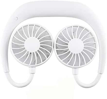 N / A portabil Fan Hands-Free gât trupa Hands-Free agățat USB reîncărcabilă Dual Fan Mini aer conditionat / Cooler Fan pentru