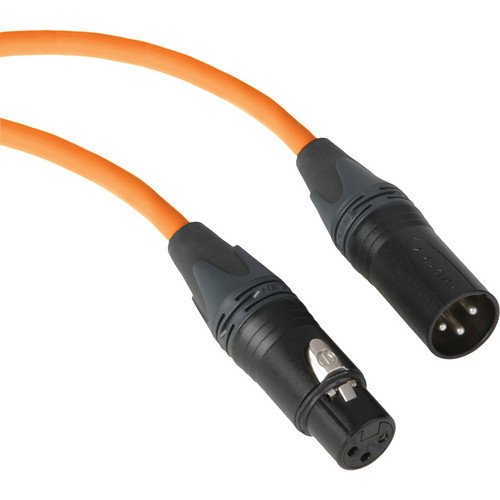 Kopul Premium Performance 3000 Seria XLR M până la XLR F Cablu de microfon - 100 ', portocaliu