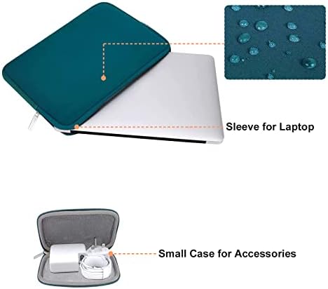 Manșonul laptopului Mosiso compatibil cu un caiet de 13-13.3 inch, compatibil cu MacBook Pro 14 și Case compatibil cu Kindle