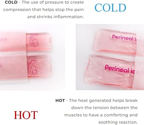 Tampon de răcire Perineal reutilizabil pentru ameliorarea durerii Postpartum și hemoroizi, pachete calde și reci pentru femei