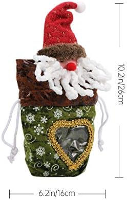 GALPADA decoratiuni de Craciun 1 Pc Tesatura minunat prezent Husă rafinat elegant sac de depozitare festiv podoabă