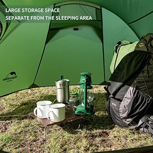 Cortul de rucsac naturyhike opalus 2-4 persoană cort de camping impermeabil ușor