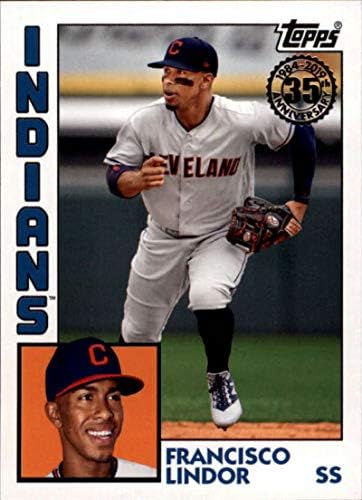2019 Topps Series 1 Baseball 35th Anniversary 1984 '84T84-89 Francisco Lindor Cleveland Indieni