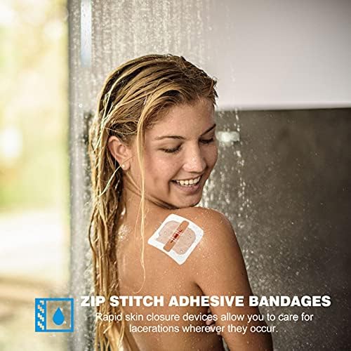 Autocolante dotitool PC-uri cu piele Reducerea decalității de urgență Stitches Sutures Sutures Band- Zip Benzi Benzi de ajutor