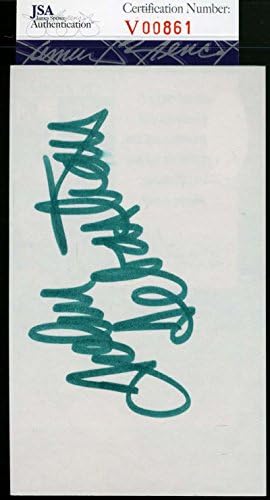 JOHN SEBASTIAN LOVIN SPOONFULL JSA COA mână semnat 3x5 Index Card autograf autentificat