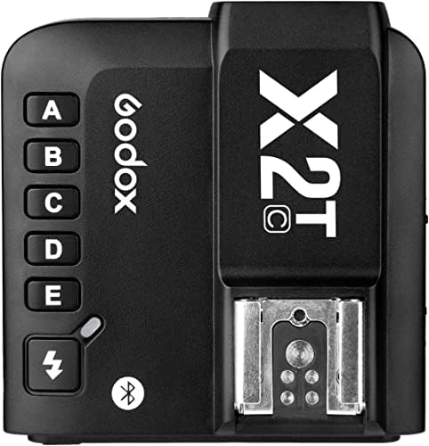 Godox X2T-c TTL Wireless Flash Trigger pentru Canon, W / S2 Suport Suport 1 / 8000s conexiune Bluetooth HSS acceptă controler de aplicații iOS / Android, blocare Hotshoe nouă, lumină de asistență AF nouă