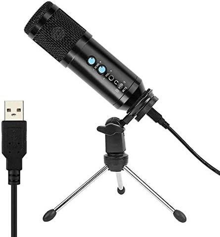 Wssbk Professional condensator microfon USB Cu Stand pentru laptop Karaoke cântând Streaming Gaming Podcast studio înregistrare