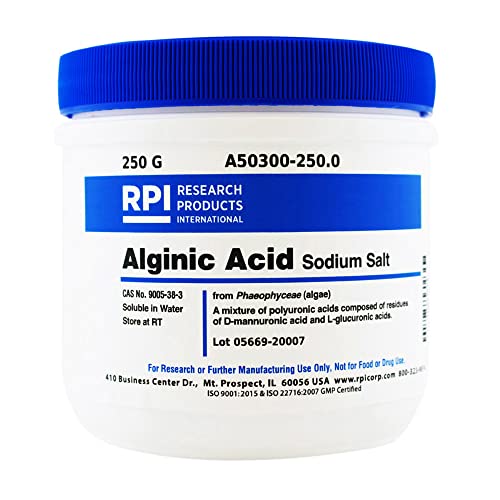RPI A50300-250.0 acid Alginic, 250g