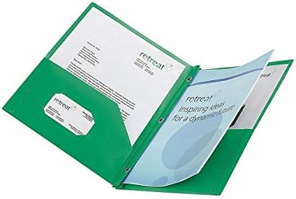 Office Depot Marca Scoala-Clasa 3-Prong Poly Folder, Dimensiune Scrisoare, Verde