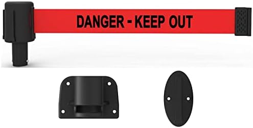 Plus sistem de montare pe perete, pericol roșu-Keep Out Belt PL4114