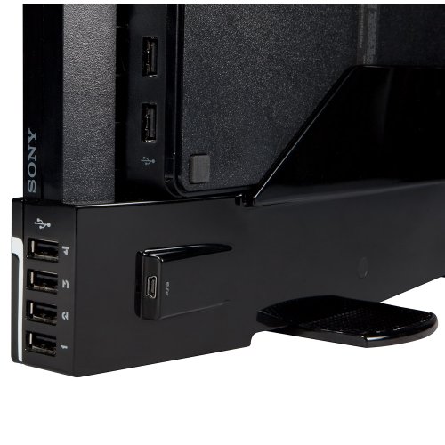 TRON Legacy PS3 Slim PowerStation 400 - Clean Power & Station de încărcare pentru PS3