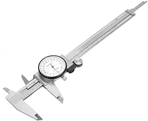 JF-Xuan Dial Vernier etrier, Multi-funcțional 0-150mm oțel inoxidabil Dial Vernier etrier riglă ecartament instrument de măsurare