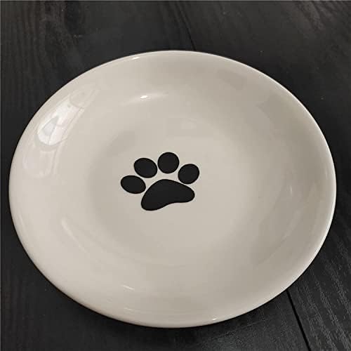 DEPILA Dog Bowls modele ceramice Pet Bowl Cute Cat Bowl alimente bazin Dog Pot Pet mânca boluri rotunde ceramice Boluri alimentatoare